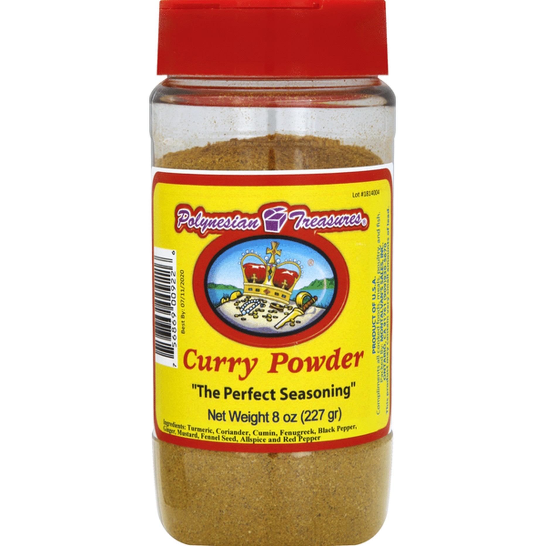 Polynesian Treasures Curry Powder 0.5 LBS