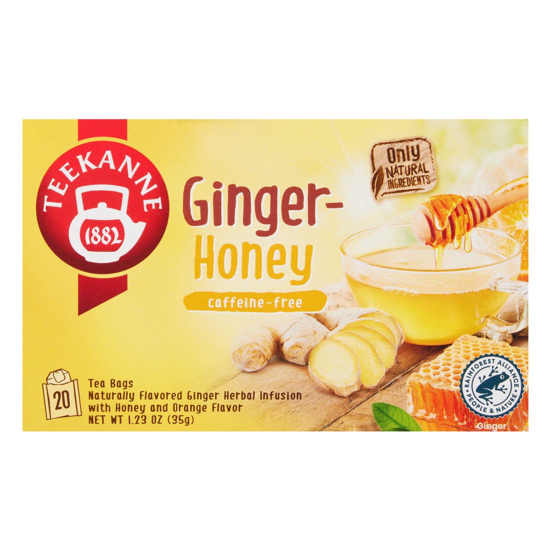 TEEKANNE GINGER HONEY TEA BAGS 1.23 OZ