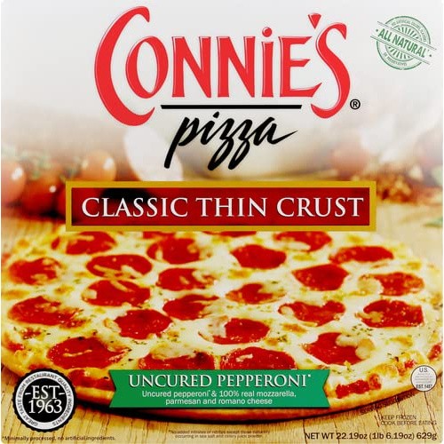 CONNIES THIN CRUST PEPPERONI 22.19 OZ
