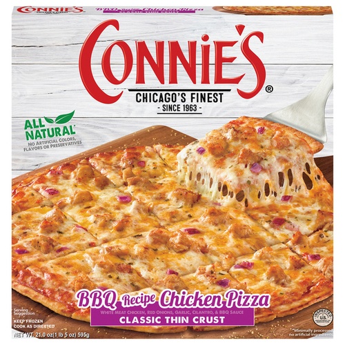 CONNIES THIN CRUST BBQ CHICKEN           21 OZ