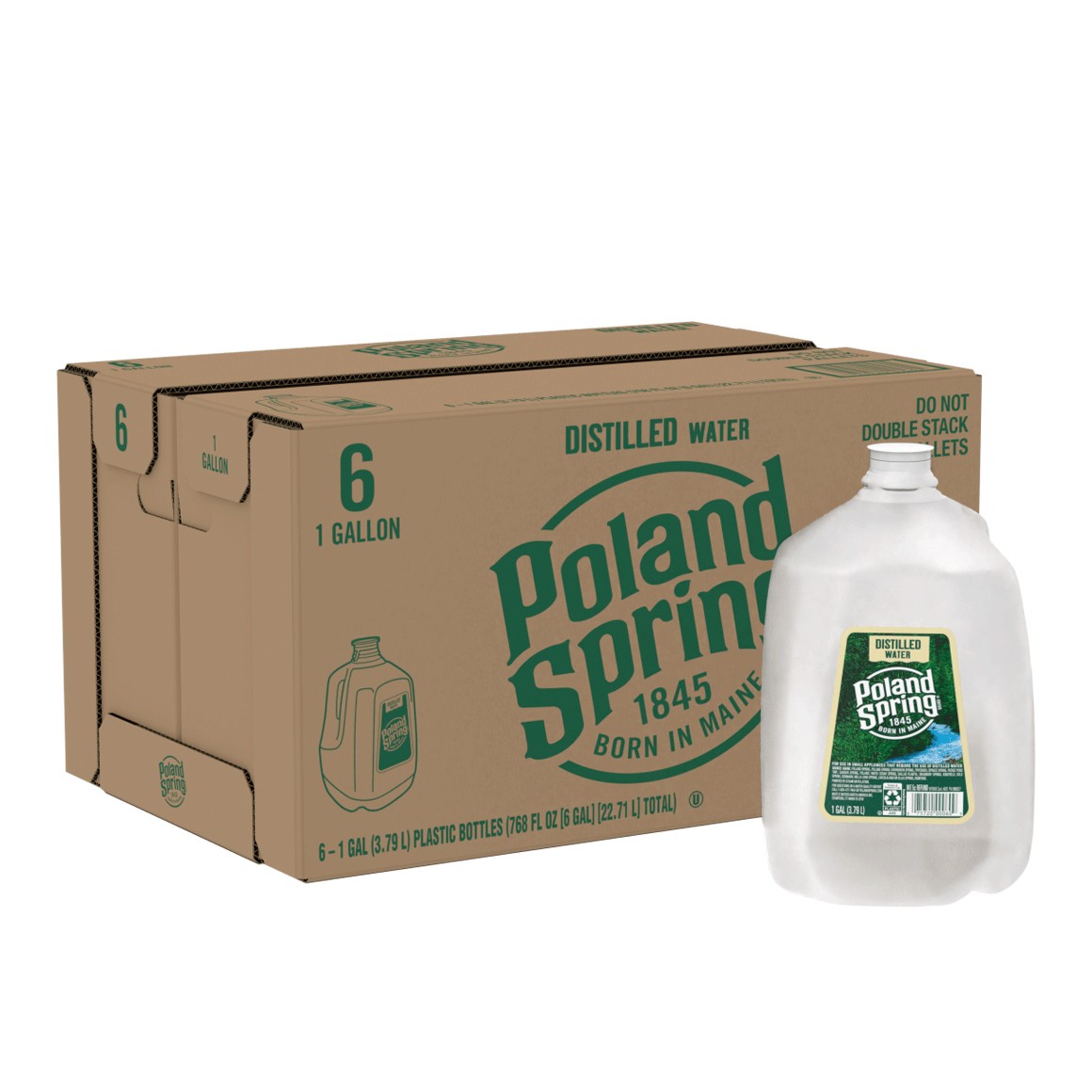 Poland Spring Water Gallon Case 6 In Case 1 CASE