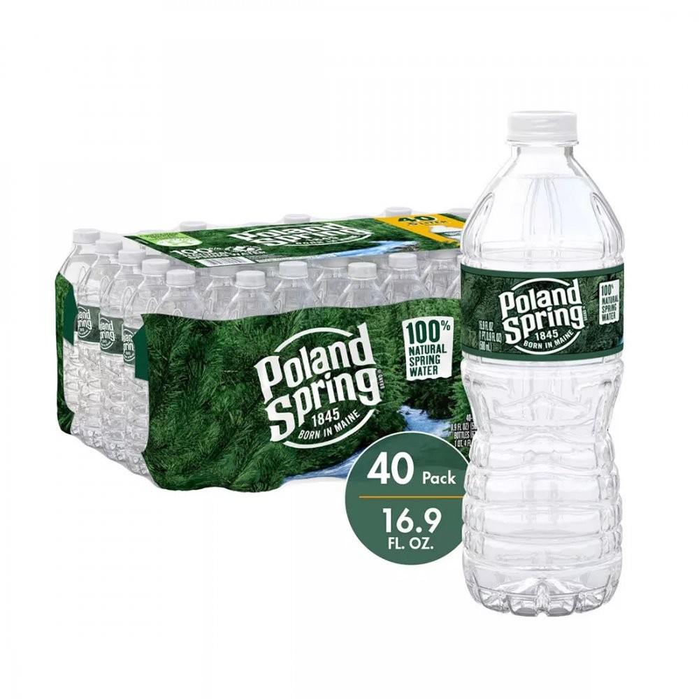 Poland Spring Natural Spring Water 40 Pk 16.9 OZ