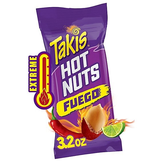 TAKIS HOT NUTS 3.2 OZ