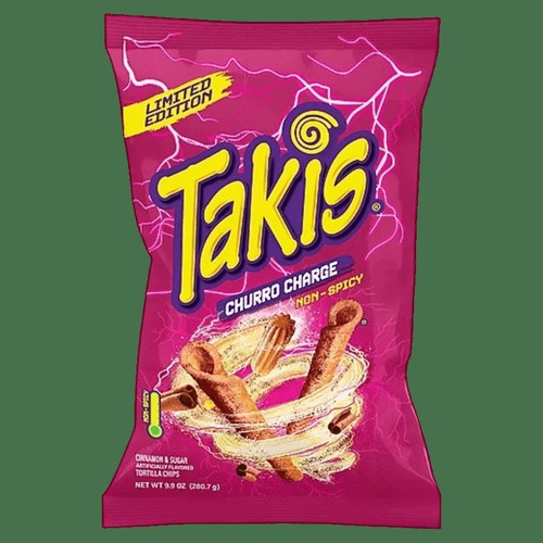 TAKIS CHURRO CHARGE ZERO HEAT 10 OZ