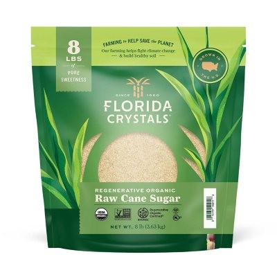 Florida Crystals Raw Cane Sugar 8 LBS