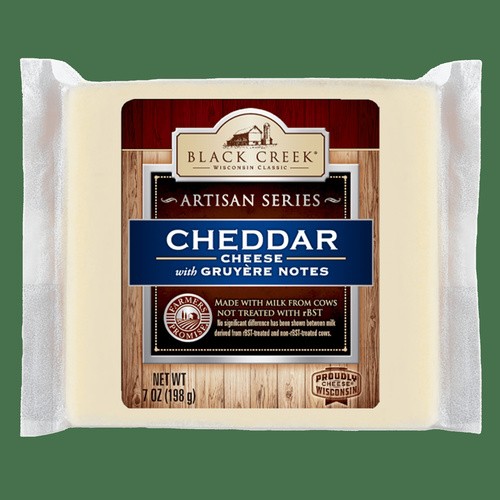 BLACK CREEK CHEDDAR CHEESE W GRUYERE     7 OZ