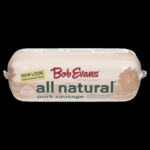 BOB EVANS ALL NATURAL PORK SAUSAGE 16 OZ