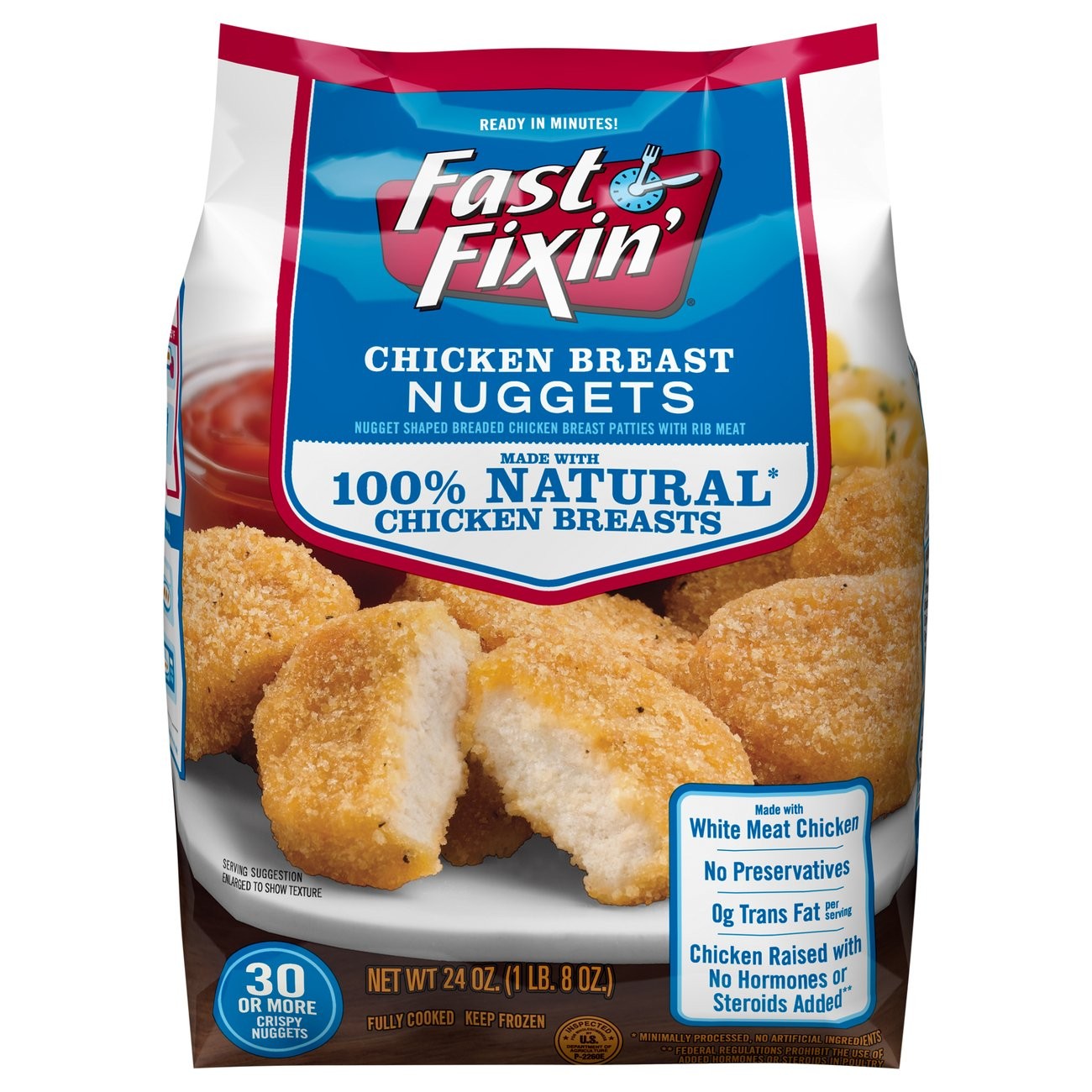 FAST FIXIN CHICKEN NUGGETS               24 OZ