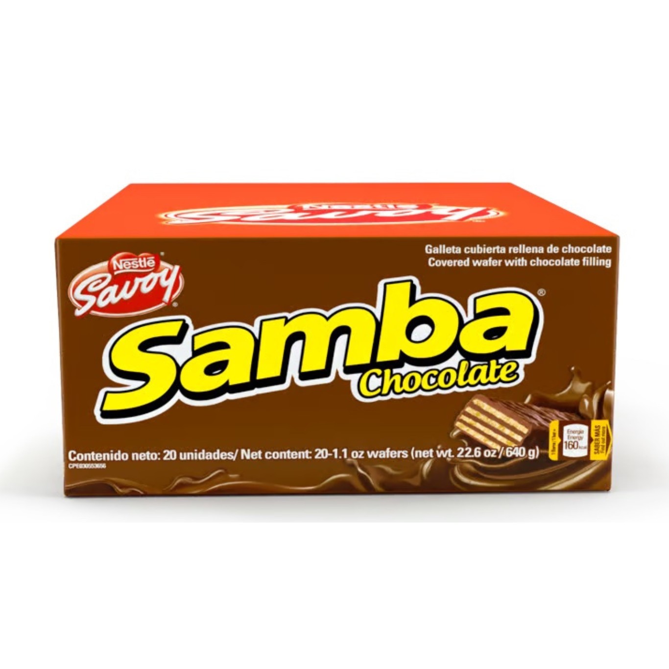 SAVOY SAMBA CHOCOLATE 20 Count           22.6 OZ