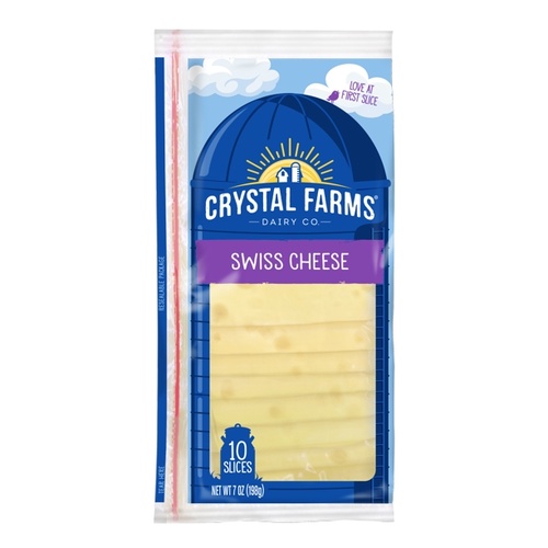 CRYSTAL FARMS SHNGL SWISS                1 OZ