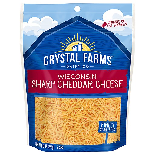 CRYSTAL FARMS SHARP FINE SHREDDED        1 OZ