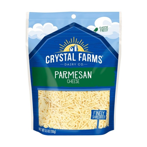 CRYSTAL FARMS PARM FN SHREDDED CHEES     1 OZ