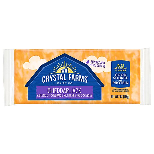 CRYSTAL FARMS CH/JK CHUNK CHEESE         1 OZ