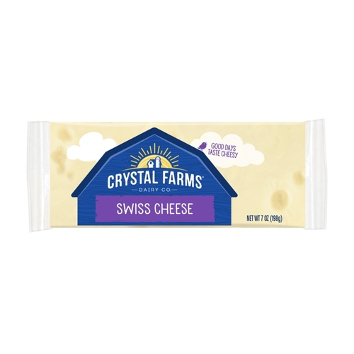 CRYSTAL FARMS SWISS CHUNK                1 OZ