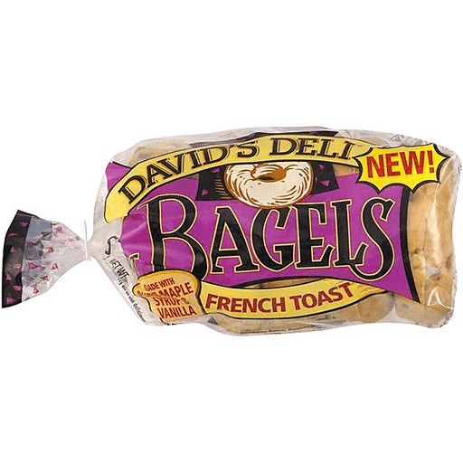 DAVIDS DELI BAGEL FRENCH TOAST           1 OZ