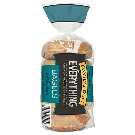 DAVIDS DELI BAGEL EVERYTHING             1 OZ