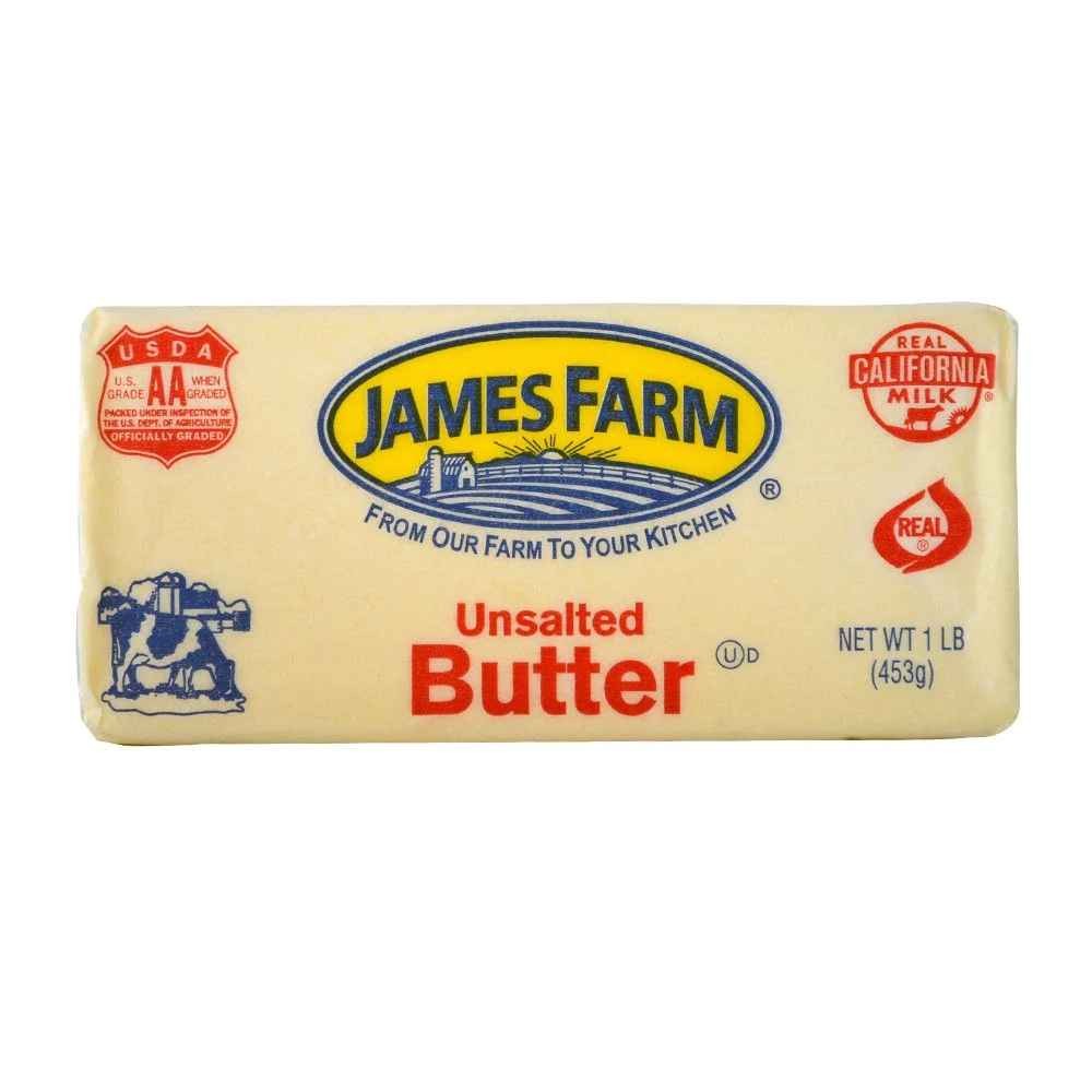 James Farm Unsalted Butter 1 LBS