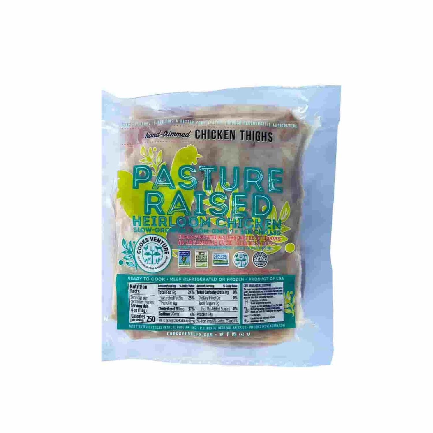 CHICKEN THIGH BONE IN Heirloom 4 LBS