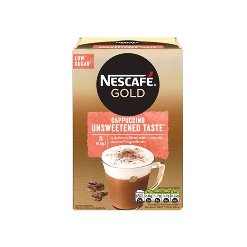 Nescafe Gold Cappuccino Unsweetned 1 PACK