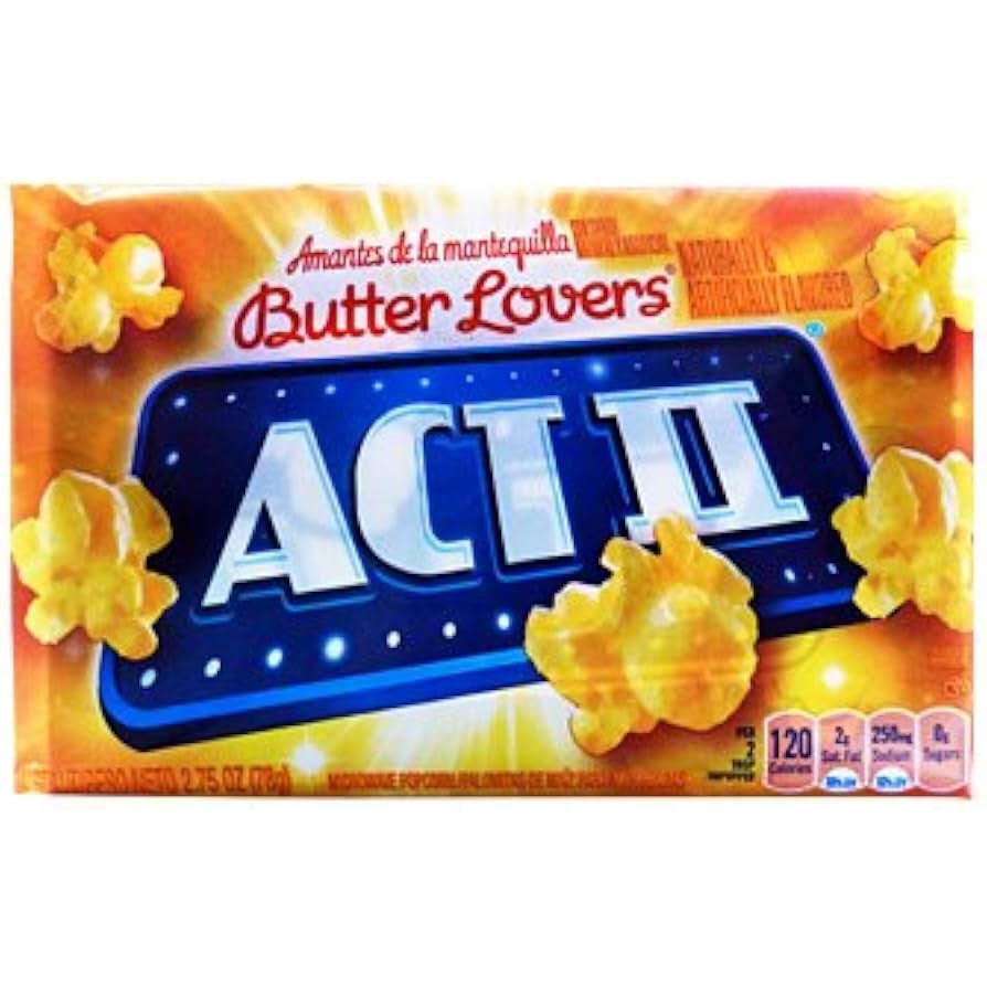 ACT II POPCORN BUTTER LOVERS 2.75 OZ