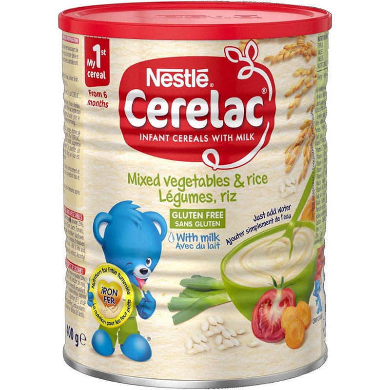 NESTLE CERELAC MIXED VEGTABLES 400 GM