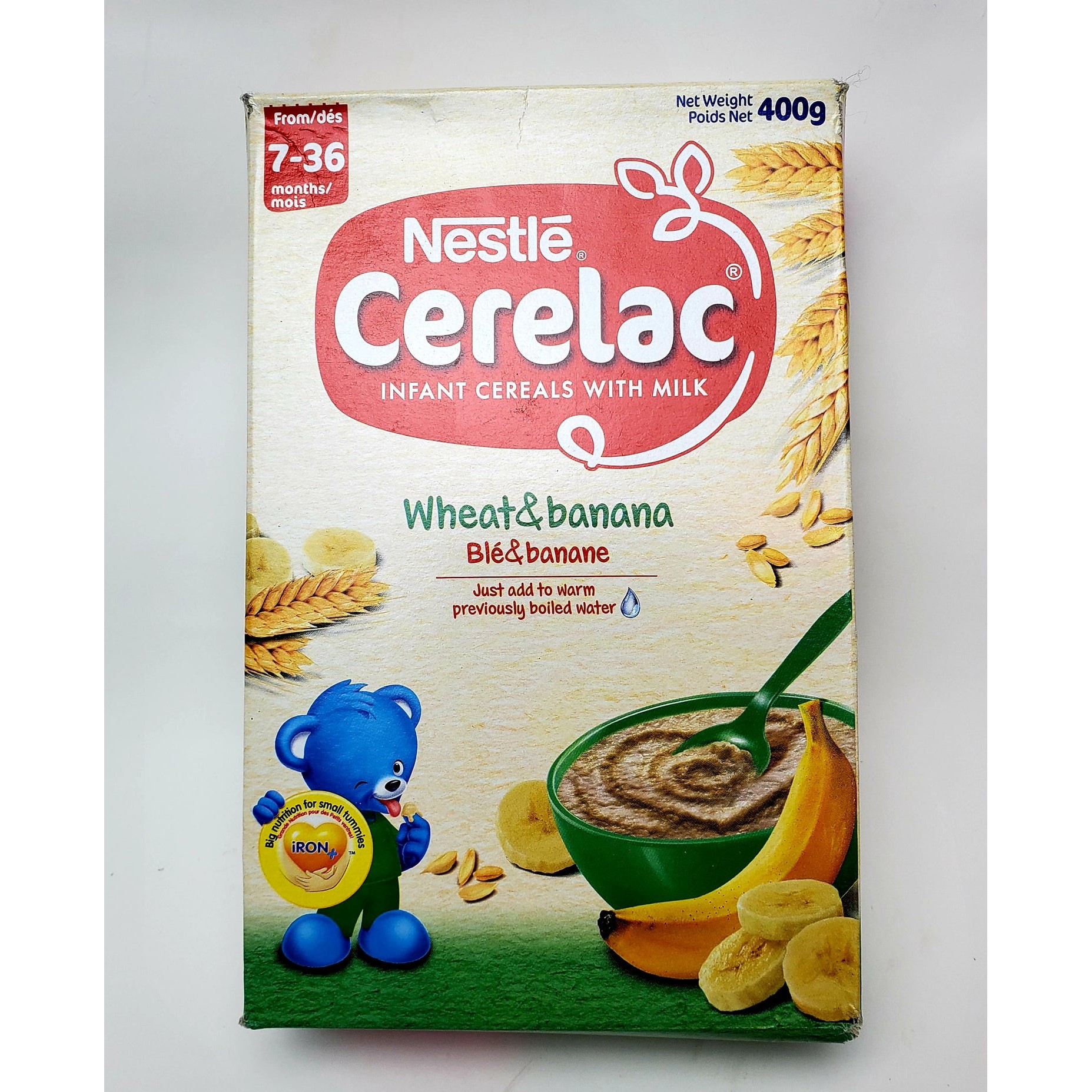 CERELAC BANANA &WHEAT ST2 400 GM
