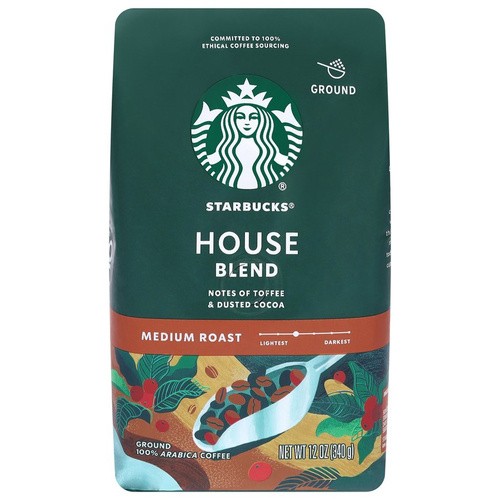 Starbucks House Blend Ground 12 Oz