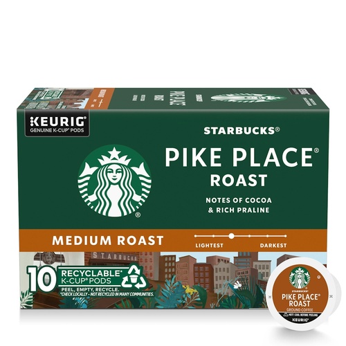 PIKE PLACE ROAST K CUP                   10 COUNT