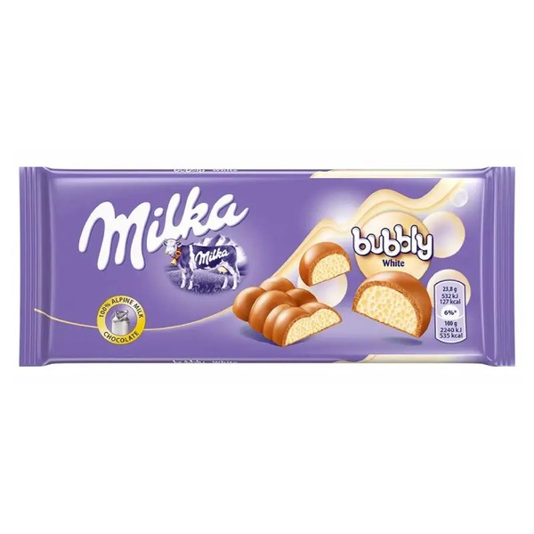 Milka Bubbly White 95 GM