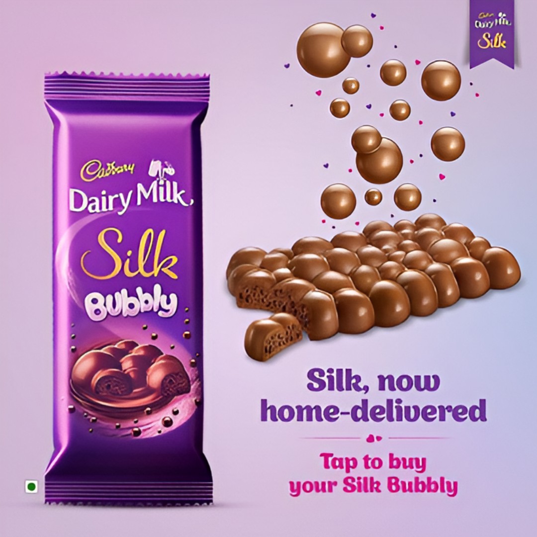 Cadbury Cadbury Dairy Milk Silk Bubbly 120 GM