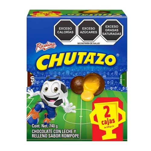 CHUTAZO FUTBOLERO CHOCOLATE 20 COUNT
