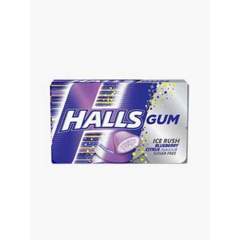 Halls Gum Blueberry 18 GM