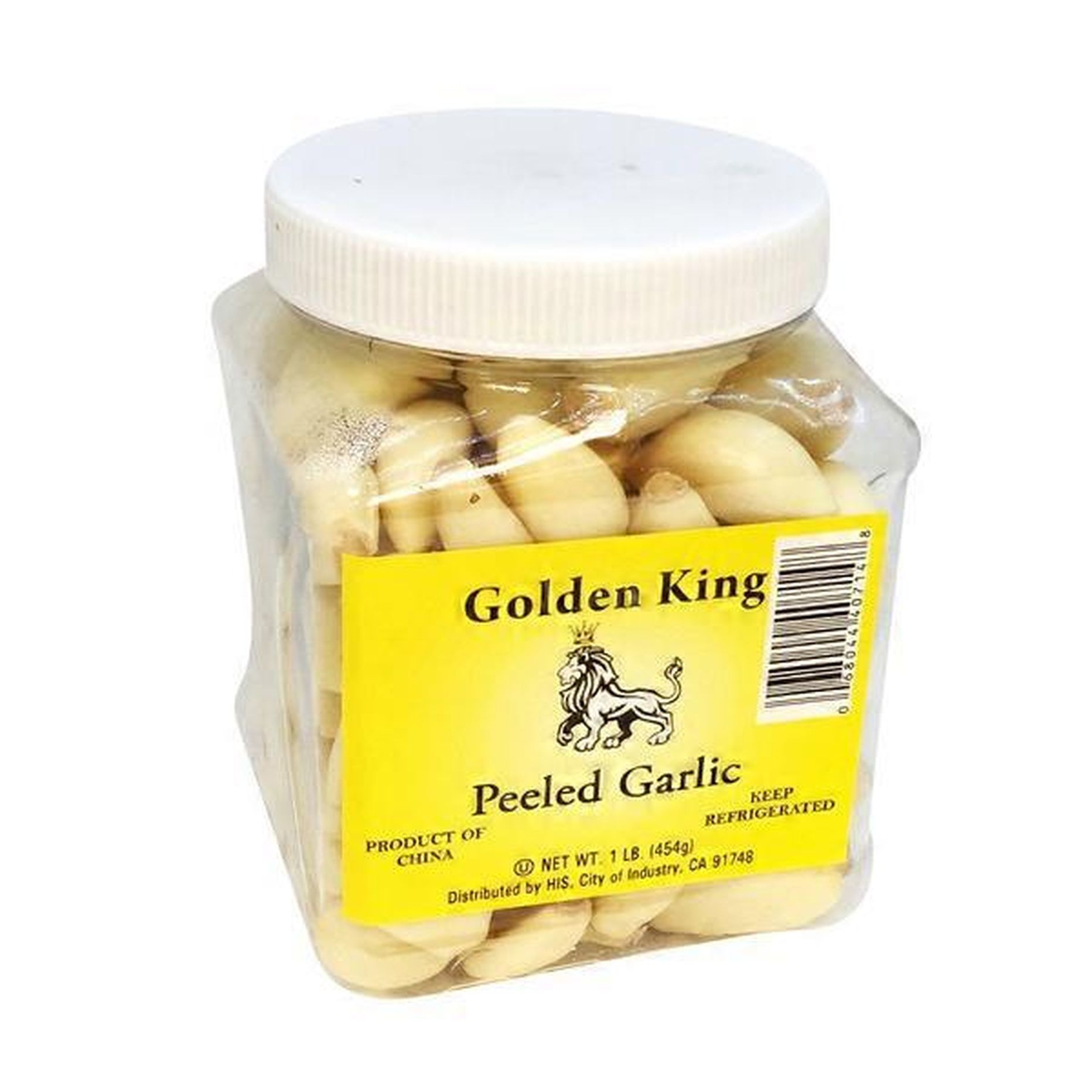 GOLDEN KING PEELED GARLIC 1 LBS