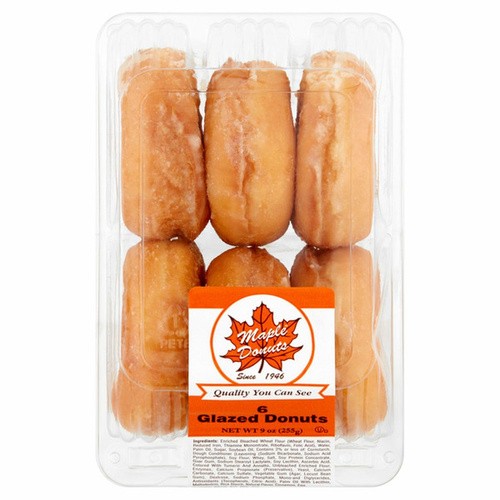 MAPL GLAZED DONUTS 6 9 OZ