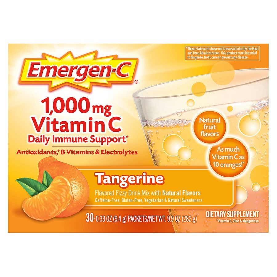 Emergen C Tangerine   1000 Mg Vitamin C 0.02 Lbs