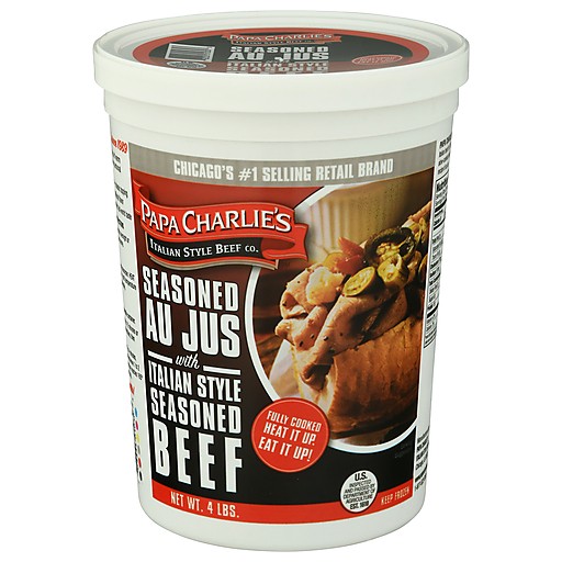 PAPA CHARLIES ITALIAN BEEF               64 OZ
