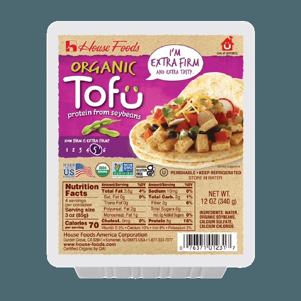 ORGANIC EXTRA FIRM 14 OZ