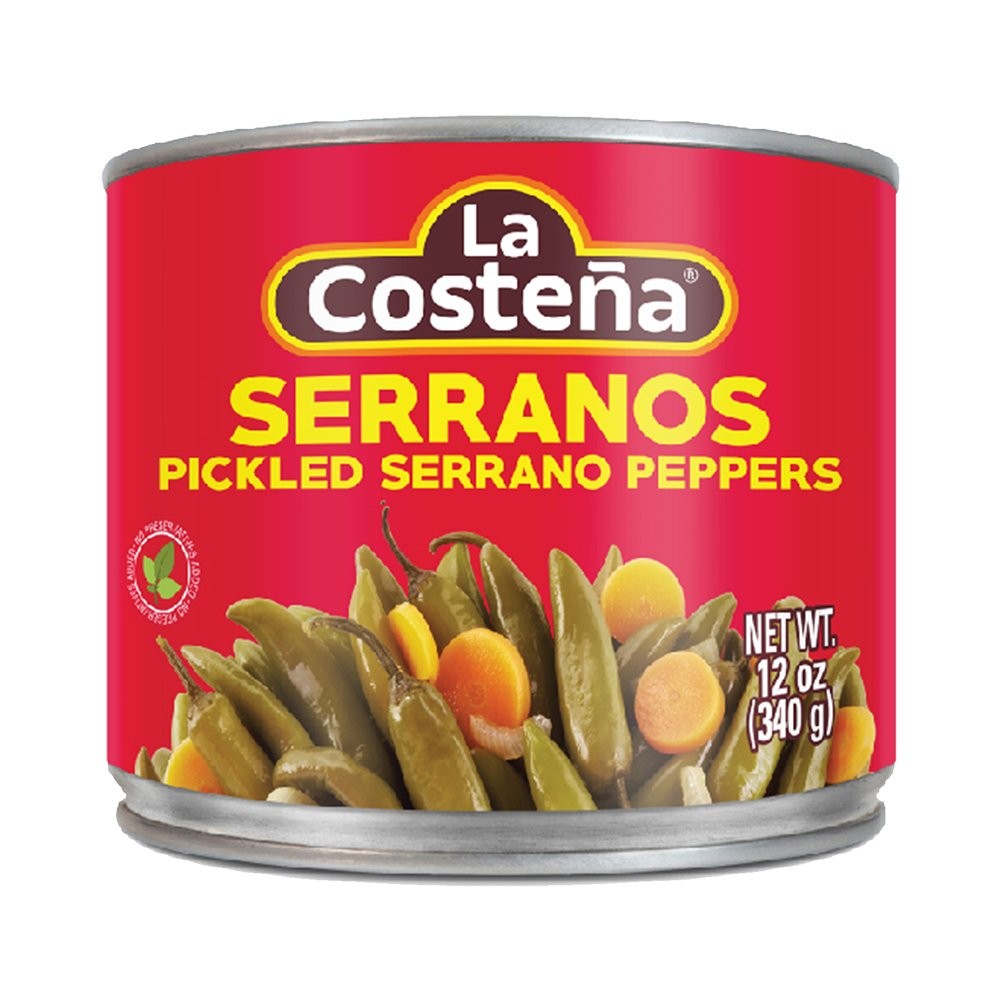 La Costena PICKLED SERRANO PEPPER 340 GM