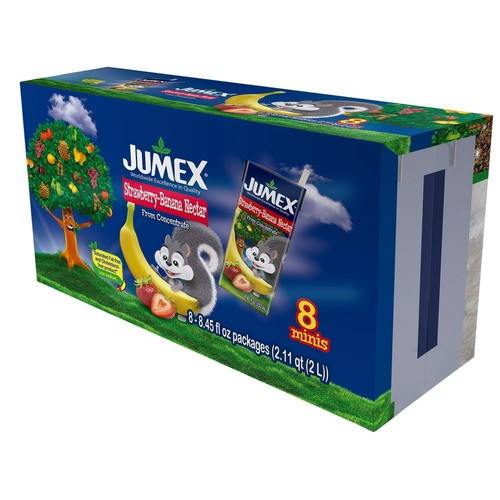 JUMEX STRAW BANANA NECTAR 8 MINIS 8 PACK