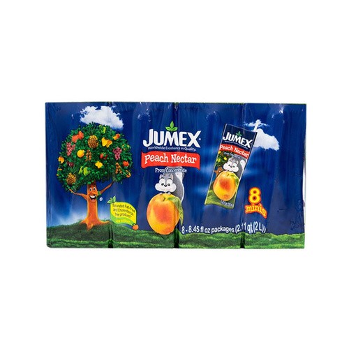 JUMEX PEACH NECTAR 8 MINIS 8 PACK