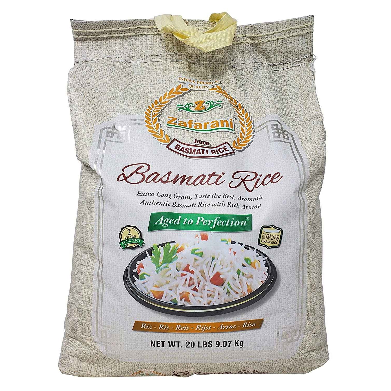 ZAFARANI BASMATI RICE 20 LBS
