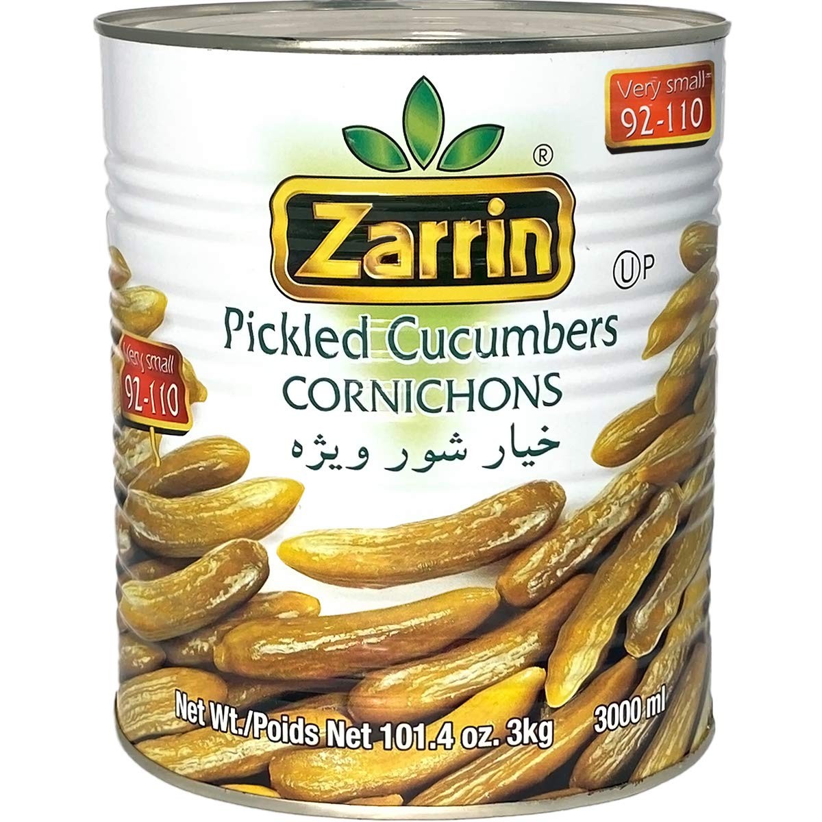 Zarrin Pickled Cucumbers 3000 GM