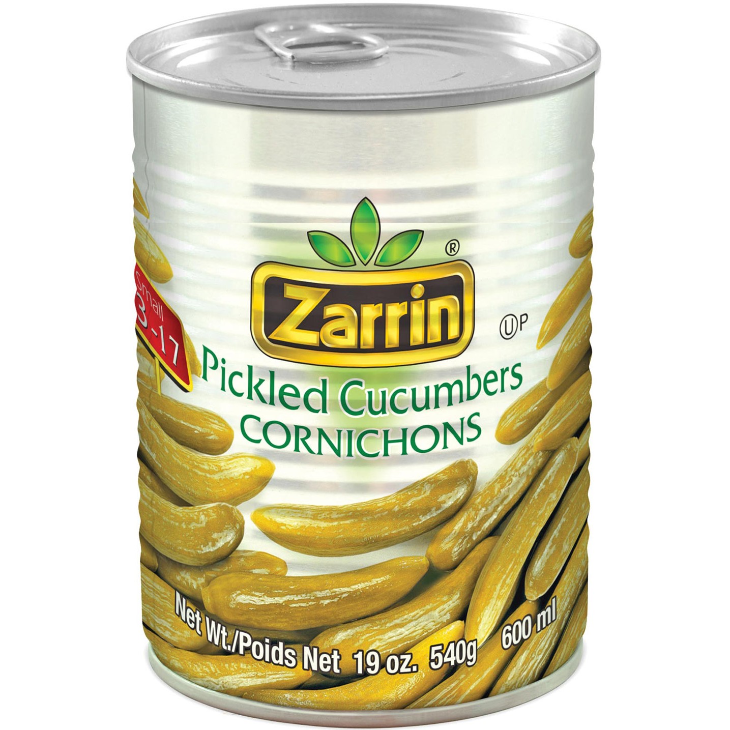 Zarrin Pickled Cucumbers 540 GM