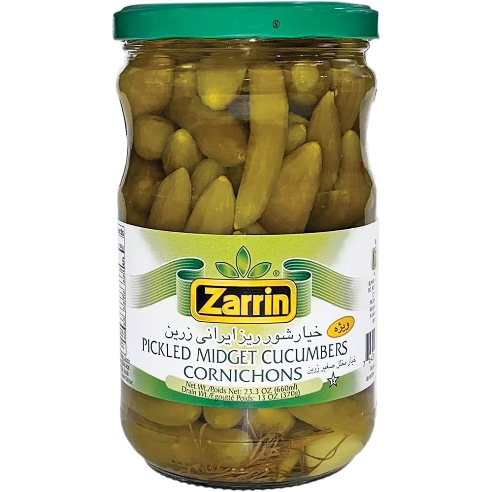 Zarrin Pickled Cucumbers 672 GM