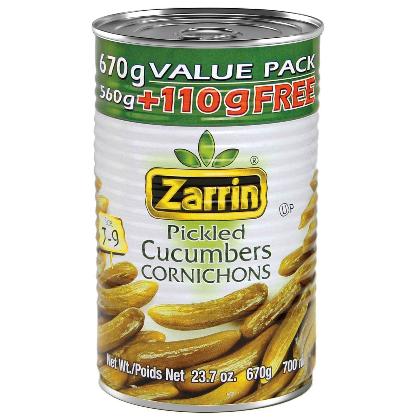 ZARRIN PICKLED CUCUMBERS 23.7 OZ