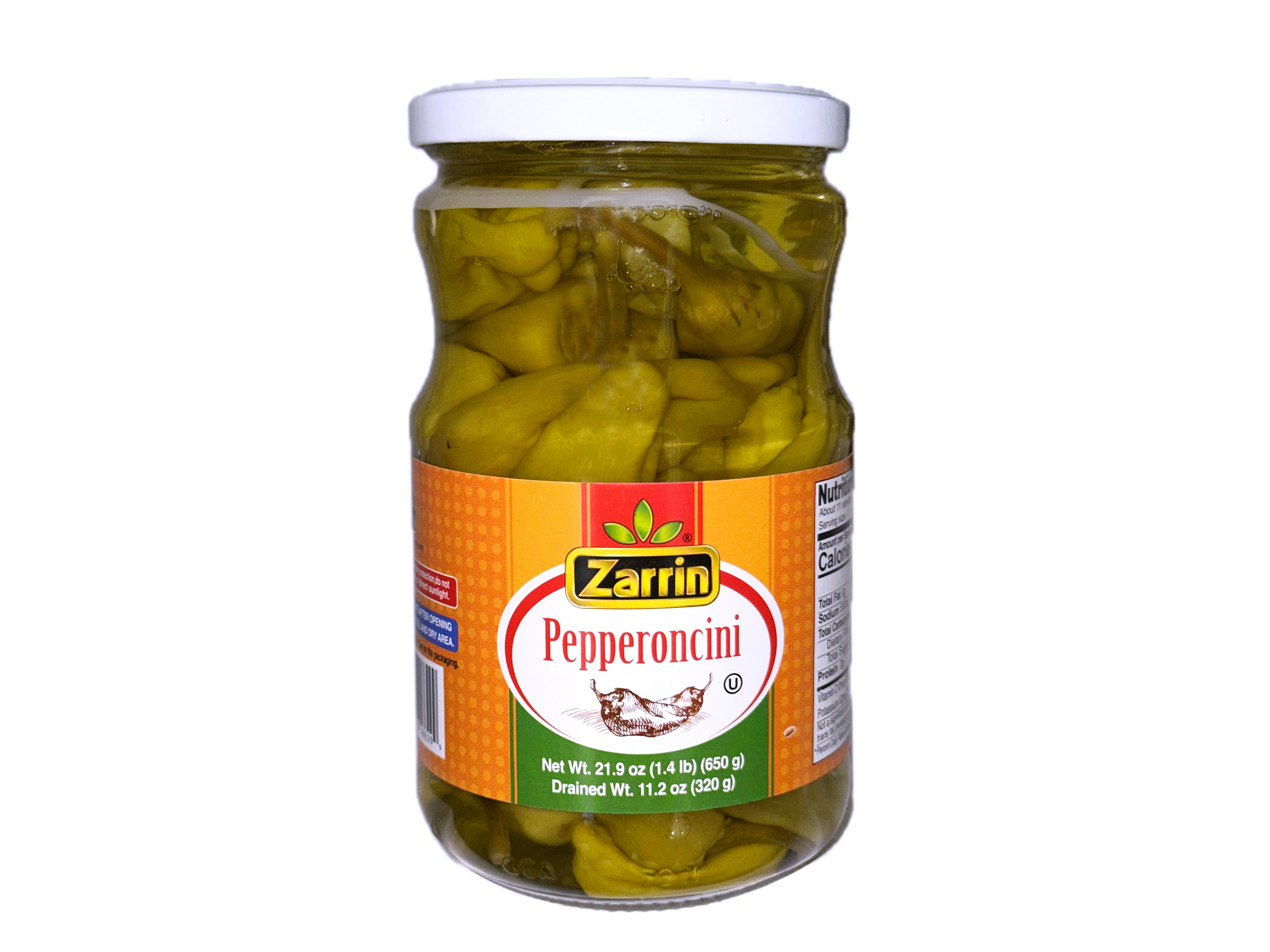 ZARRIN PEPPERONCINI IN GLASS JAR 720 ML