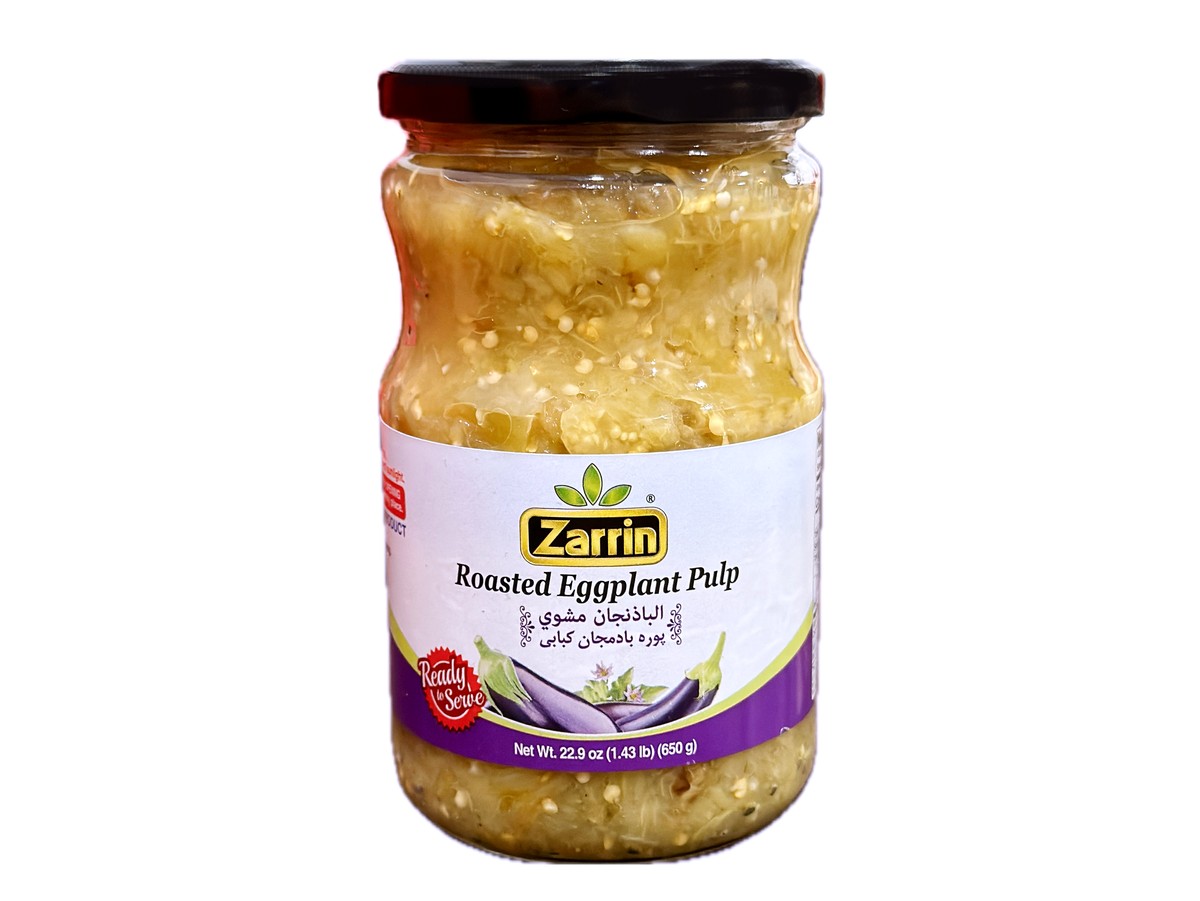 Zarrin Roasted Eggplant Pulp 680 GM