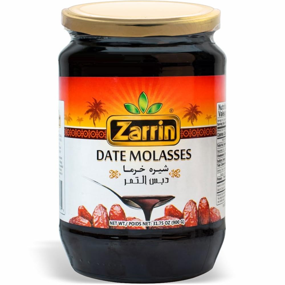 ZARRIN DATE MOLASSES IN GLASS JAR 900 GM