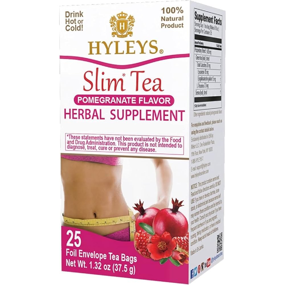 Hyleys Slim Tea Pomegranate Flavor   1 PACK