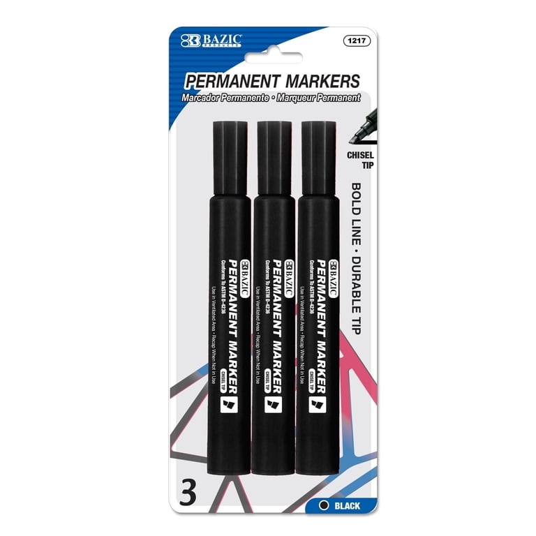 Markers 3 Permanent 1 EACH